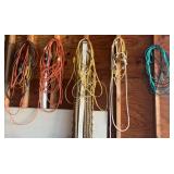 Lot of extension cords and ropes