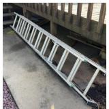 10ft x 16ft Werner aluminum extention ladder
