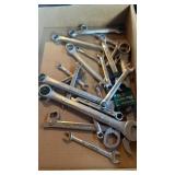 Flat assorted SEA combination wrenchs