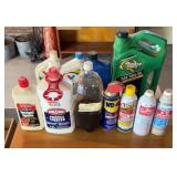 Motor oil& lighter fluid