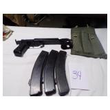 Forgien Trigger luster  and 3 bananna magazines