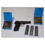 CZ 52 Pistol, 7.62 x 25, 2 magazines and some ammo