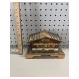 VTG Reuge Swiss Chalet-Style Wooden Music Box
