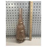 VTG Pink Glass Decanter No Cork