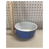 VTG Blue Pyrex 1/2 Quart Bowl