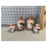 Moonshine Styled Salt & Pepper Shakers &