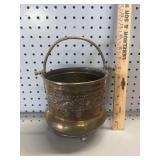 VTG Handmade Moroccan-Style Brass Bucket