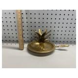 VTG Brass Pineapple Chamberstick Candle Holder