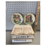 (2) VTG V. Tiziano Valentineï¿½s Day Plates