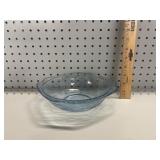 VTG Blue Federal Glass Madrid Pattern