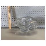 Art Vannes Le Chatel France Crystal Bowl