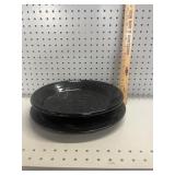 Gunmetal Swirl Ramen Bowl & Plate