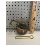 VTG Teak & Copper Ice Cube Bucket