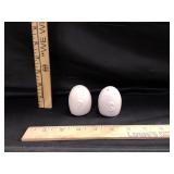 Pair Of Ceramic Egg S/P Shakers
