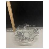 VTG Ruffled Glass Bowl