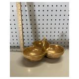 VTG Stangl Art Pottery 3-Section Candy Dish