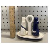 VTG Ceramic Salt & Pepper Shaker Boat Anchors