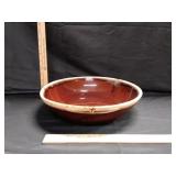 VTG Hull Pottery Brown Dip Glaze Bowl