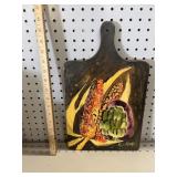 VTG Hand-Painted Wooden Cutting Board