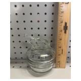 VTG Jeanette Glass Elephant Powder Jar