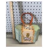 VTG ï¿½Doveï¿½ Design Wooden Purse