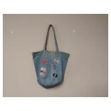 Handmade Blue Jeans Purse