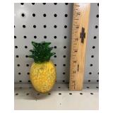 VTG Hand-Blown Glass Pineapple Figurine