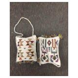 (2) Hand Stitched Pillows