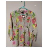 Apostrophe Sheer Blouse Size M