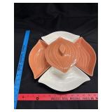 MCM California Pottery Lazy Susan Set Chips & Dip