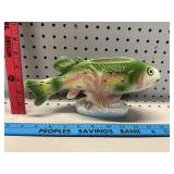 Vtg Rainbow Trout Planter