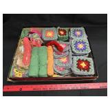 Crochet Cup Holders & Yarn