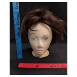 Styrofoam Mannequin Head & Wig