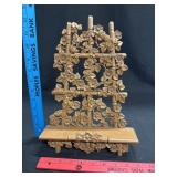 Vtg Homco Trellis Wall Shelf