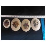 (4) VTG Handmade Wall Decor