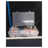 Sewing Supplies w/ Clear Case