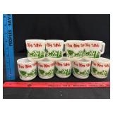 Vtg Hazel Atlas Egg Nog Cups