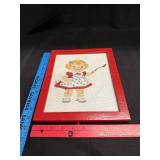 Needlepoint Campbellï¿½s Framed Art 9x11'