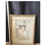 'Flowers II' by artist Annabel Hewitt. 21'x16'