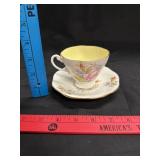 Vtg Foley Bone China Tea Cup & Saucer