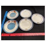 Vtg Japanese Handpainted Porcelain Plates
