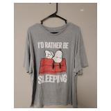 Peanuts Snoopy Adult Tee Size 2XL
