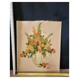 19'x16' Embroidery 'Flowers '