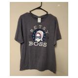 Betsy Boss 1776 Short Sleeve Tee Size L