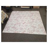 VTG Red Toile 1930s Handmade Curtains