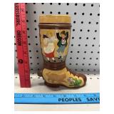 Ceramic Handpainted German Style Boot Stein