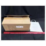 Approx. 100 White Shopping Bags 8x4.25x10.5'