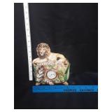 VTG Fitz & Floyd Exotic Jungle Lidded Box w/ Clock