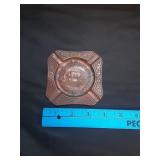 1930s Copper Yellowstone Park Souvenir Ashtray