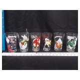 (6) DC Toon Tumblers Barware Glassses